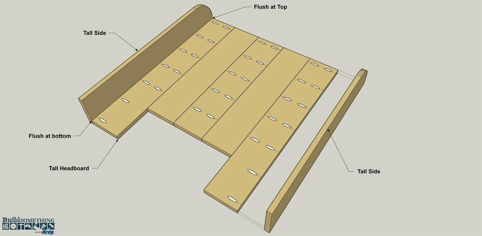 Toddler Bed with Built-In Shelves — step photo 10