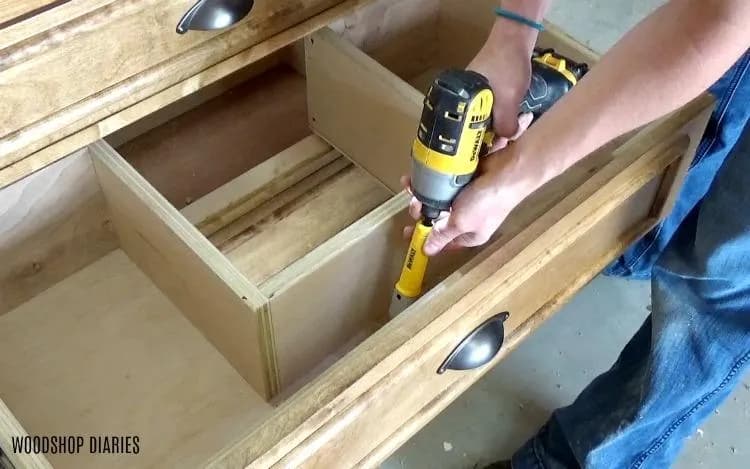 DIY Single Sink Vanity with Drawers — step photo 17
