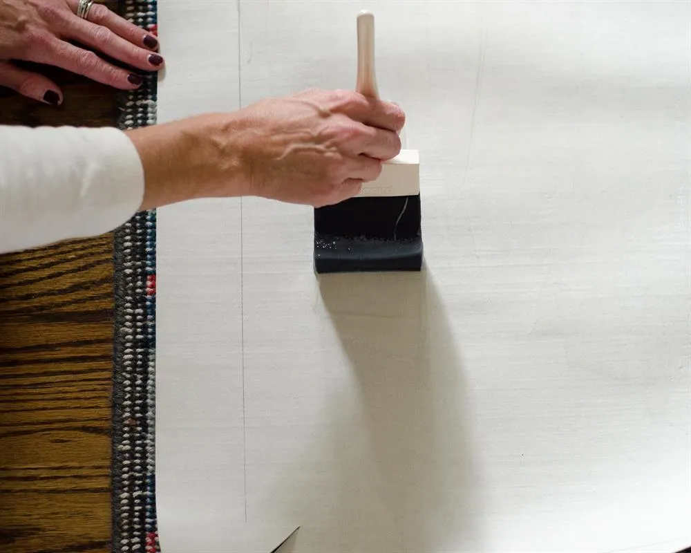 Grasscloth Console Table — step photo 11