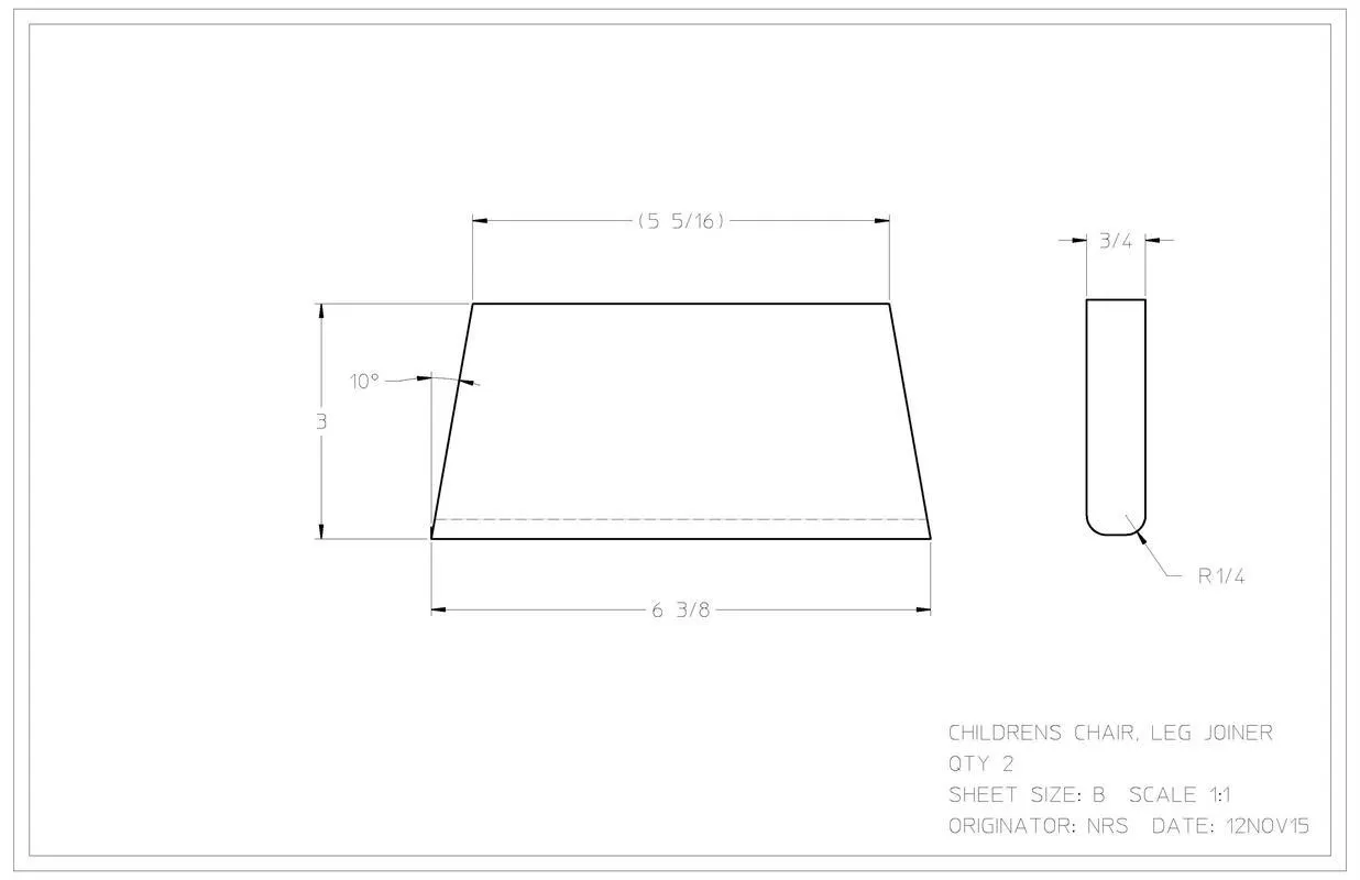 Mod Children’s Chair (Land of Nod Knock-off) — step photo 2