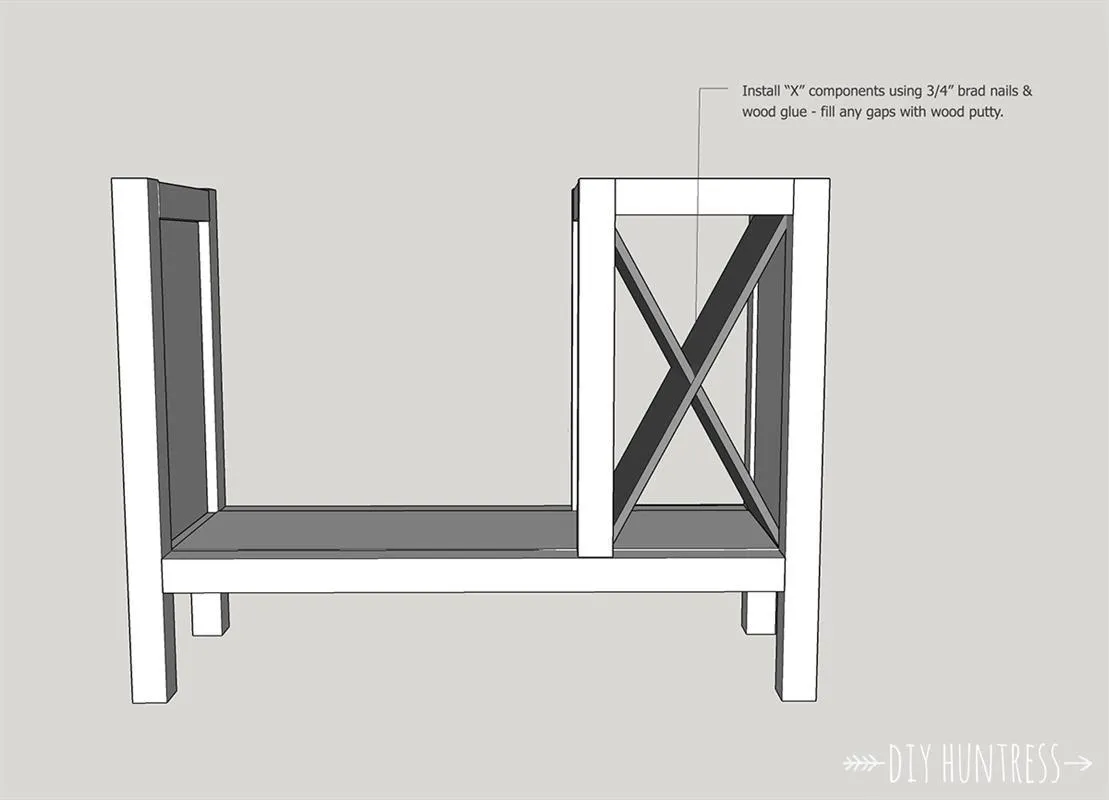 DIY Wooden Sideboard/Record Cabinet With Wine Rack — step photo 12