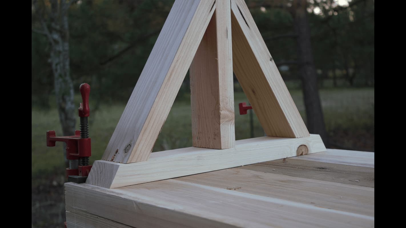 DIY Cedar Desk Build with Bottom Supports — step photo 9
