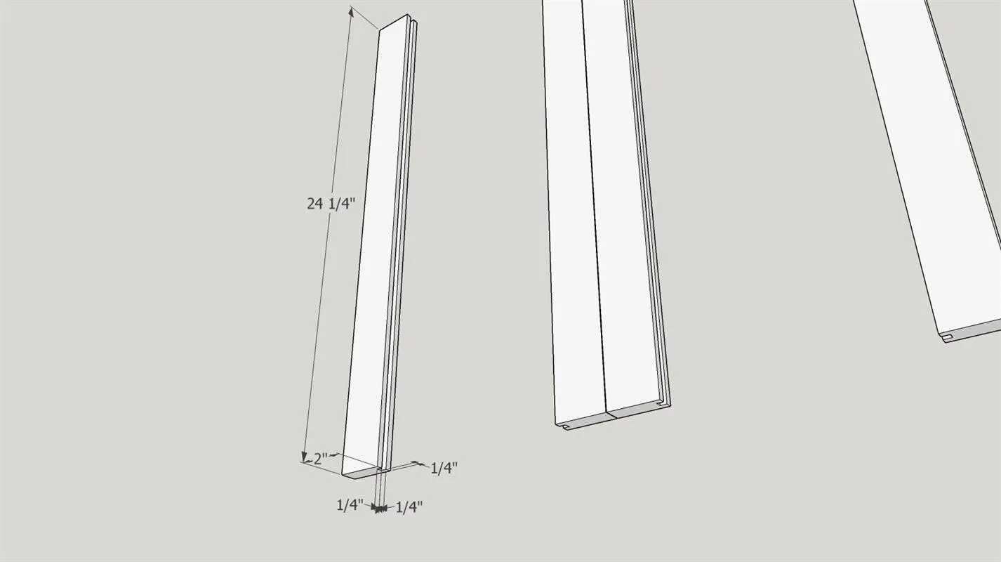 Contemporary Cherry Liquor Cabinet — step photo 15