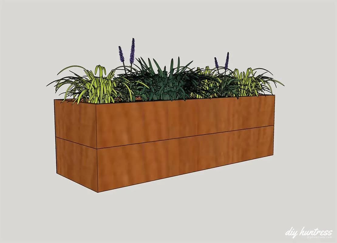 DIY Modern Cedar Planter — step photo 11