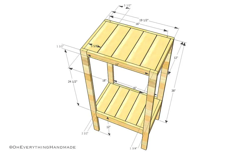 Coffee Bar or Kitchen Island Shelf — step photo 9