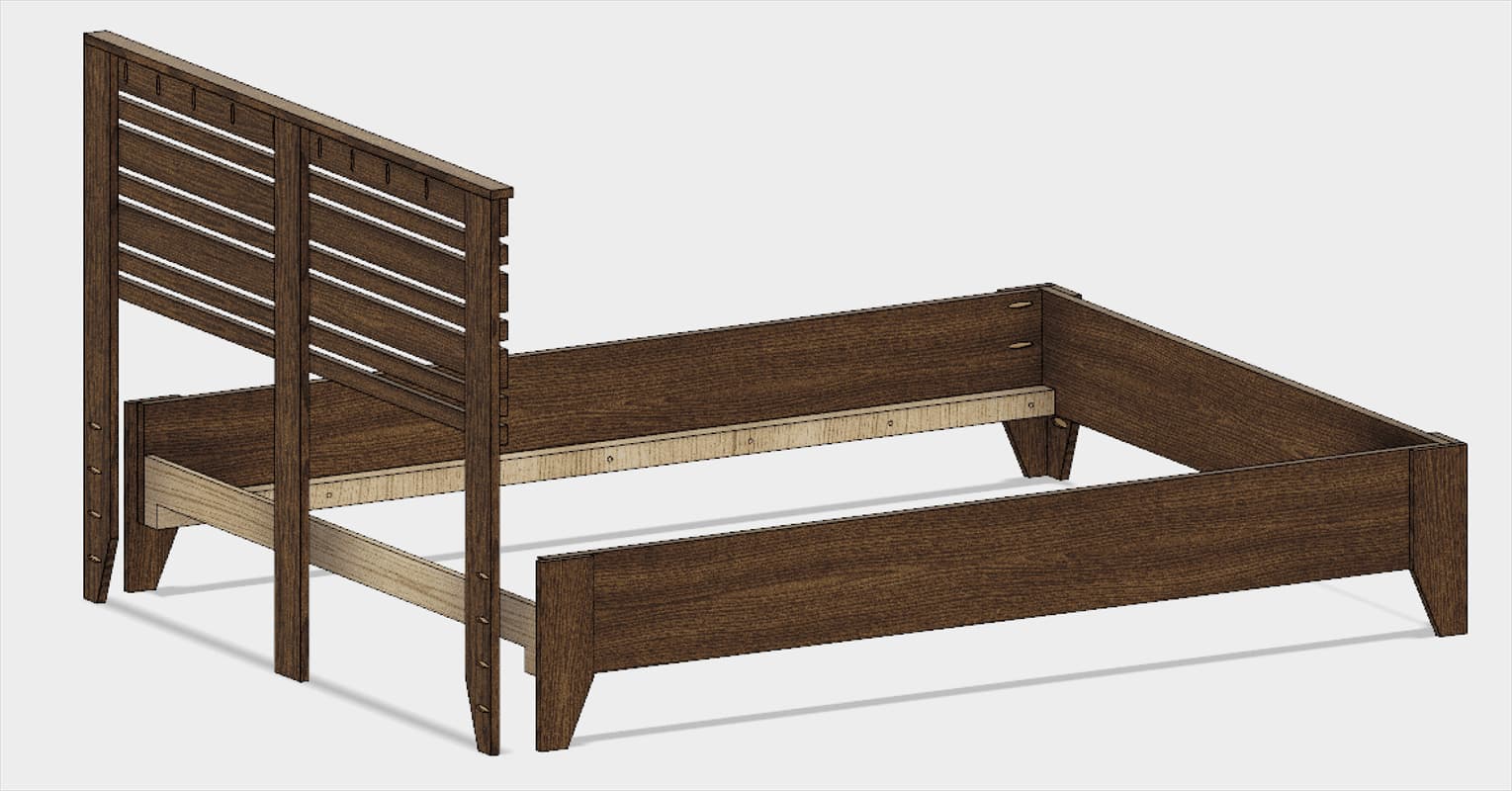 Queen-Size Plywood Bed — step photo 8