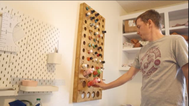 Craft Paint Wall Storage — step photo 11