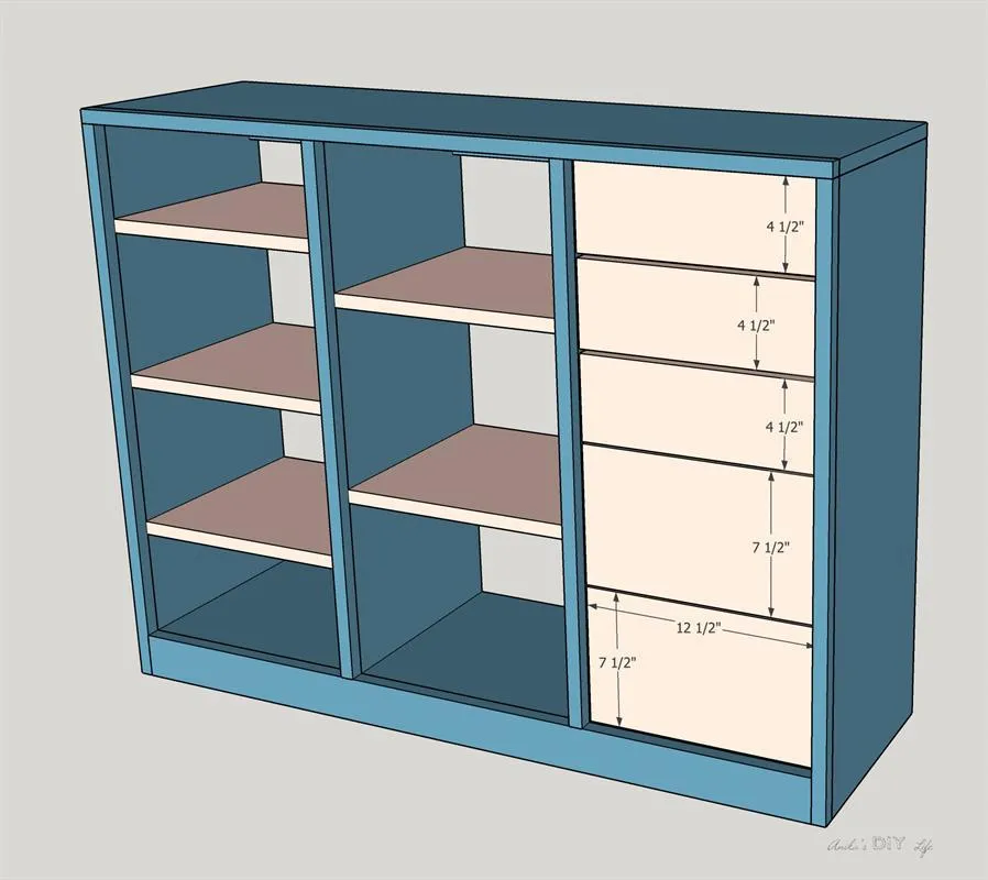 DIY Custom Craft Closet — step photo 8