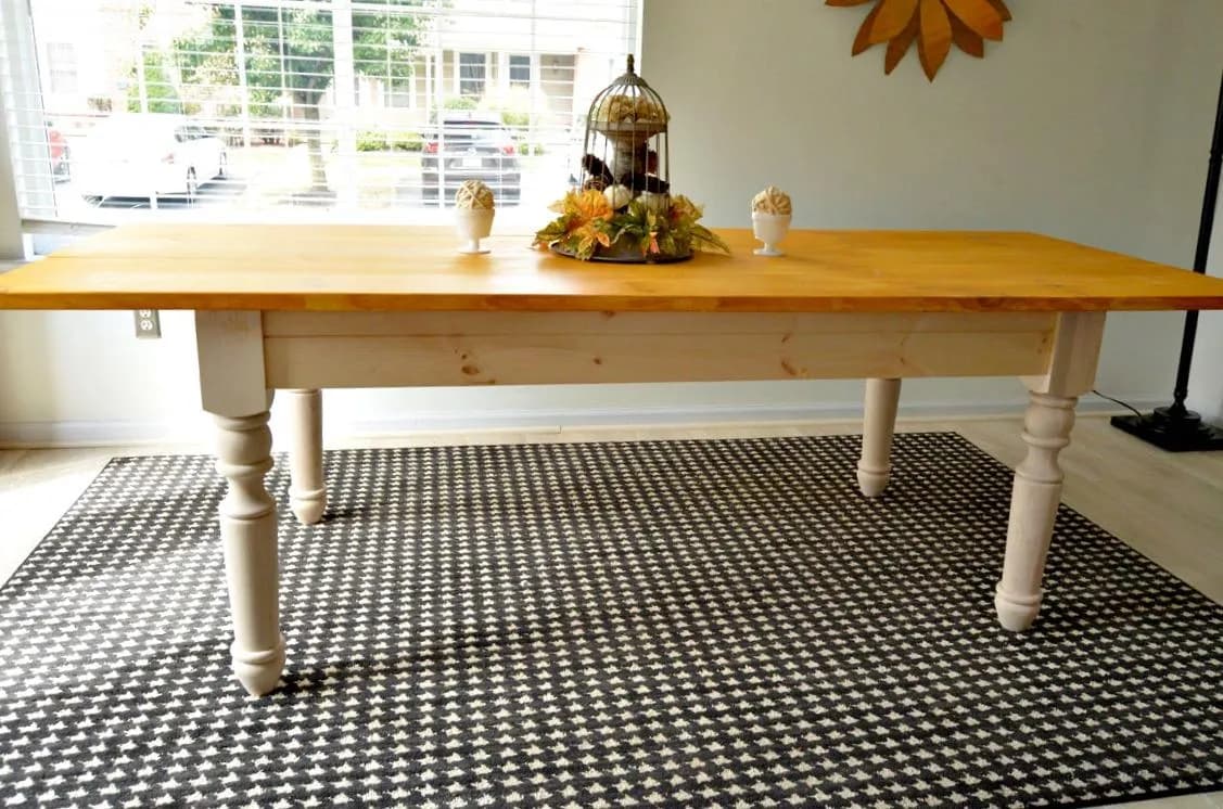 Farmhouse Table Made with 7 boards — step photo 10