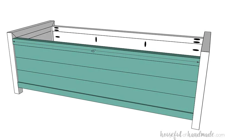 Upholstered Storage Bench — step photo 9