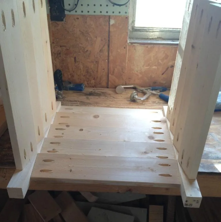 Louvered Wood Planter Box — step photo 5