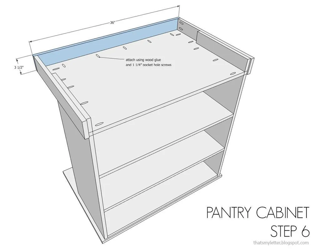 Kitchen Pantry Cabinet — step photo 12