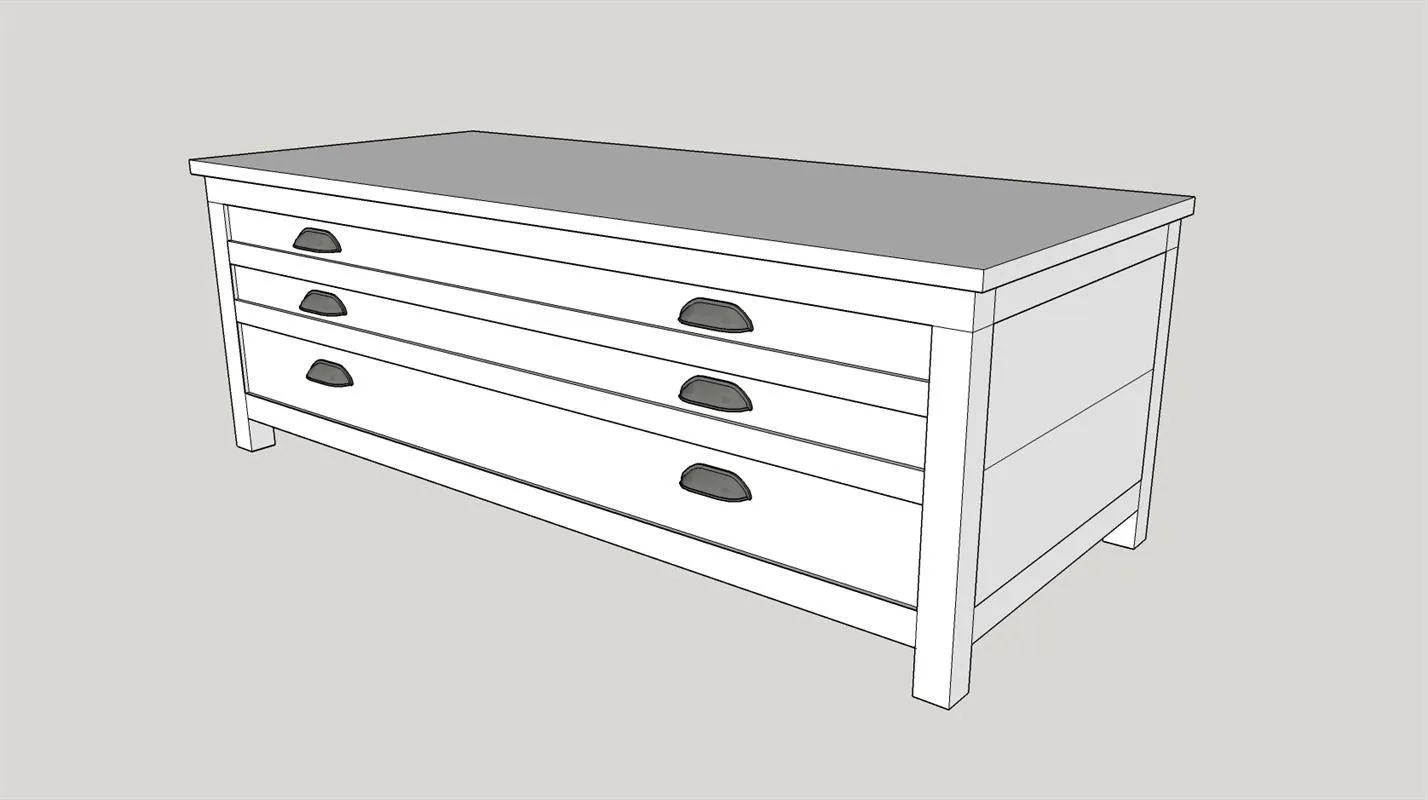 Printmaker’s Coffee Table | RH Inspired — step photo 13