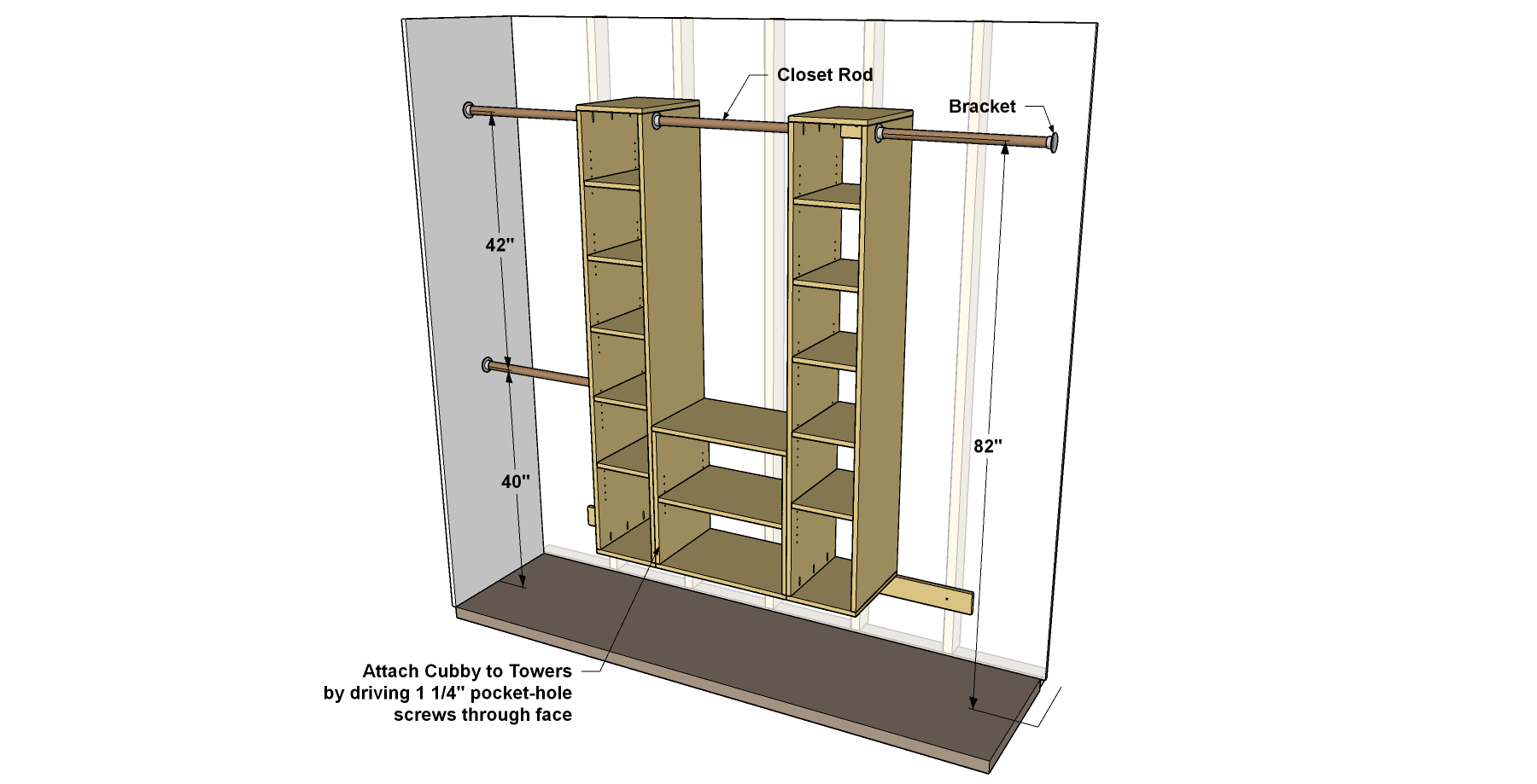 Modular Closet Organizer — step photo 16