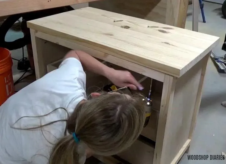 DIY Single Sink Vanity with Drawers — step photo 13
