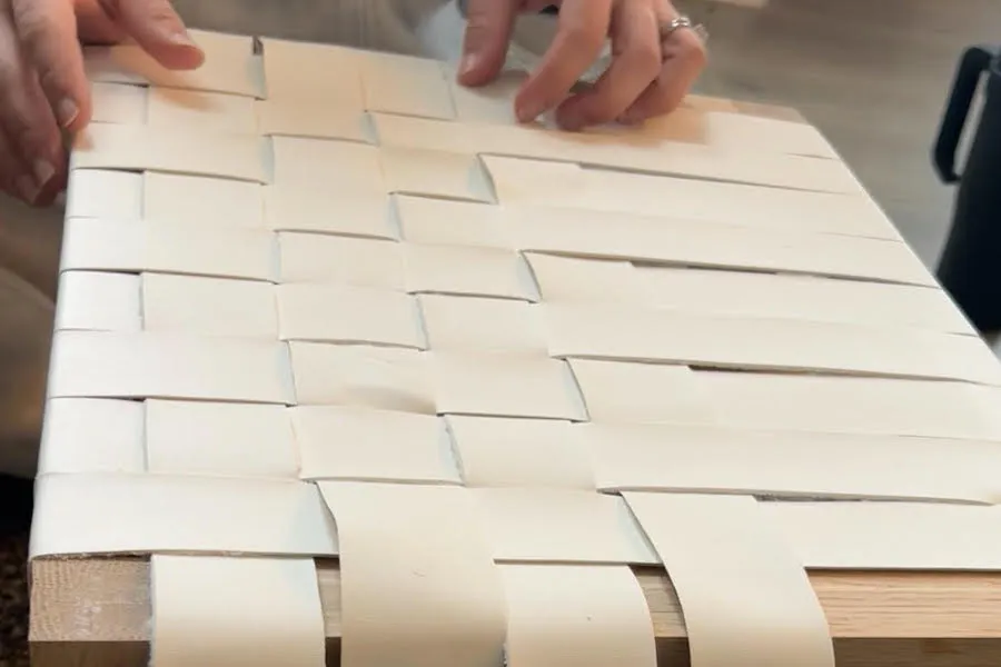 DIY Woven Bench — step photo 10