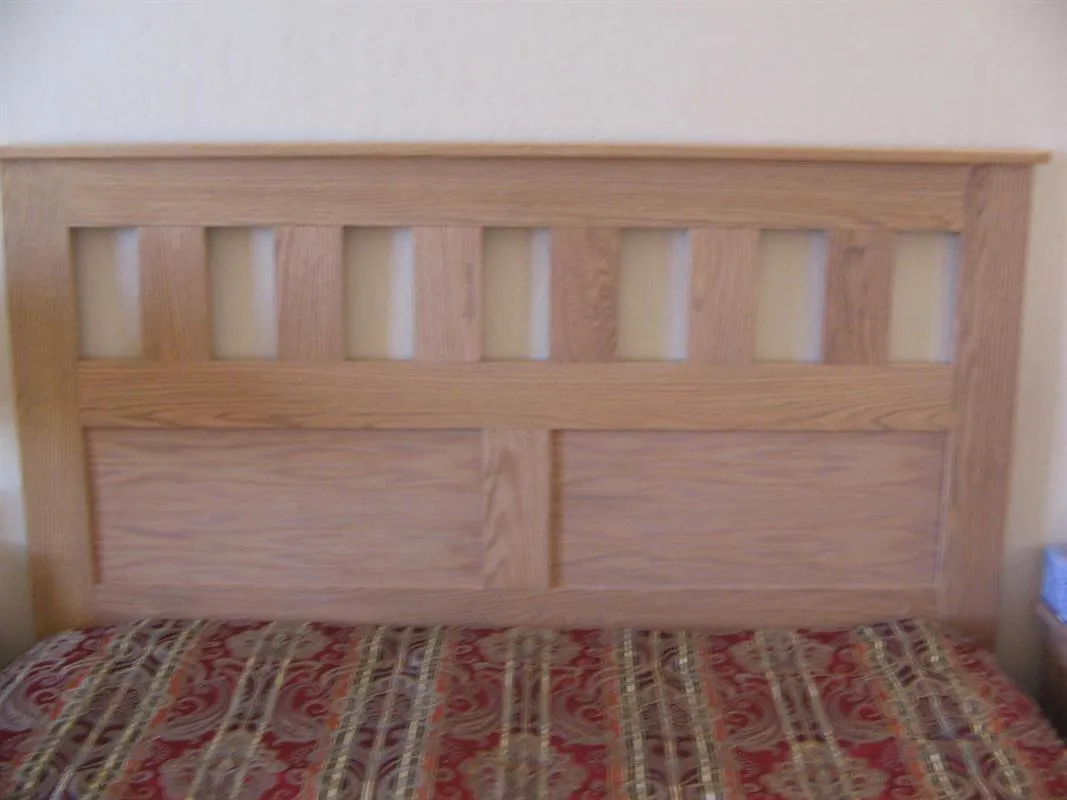Craftsman Style Queen Sized Headboard — step photo 14