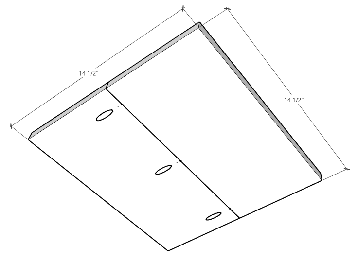 DIY Square Breakfast Tray — step photo 4