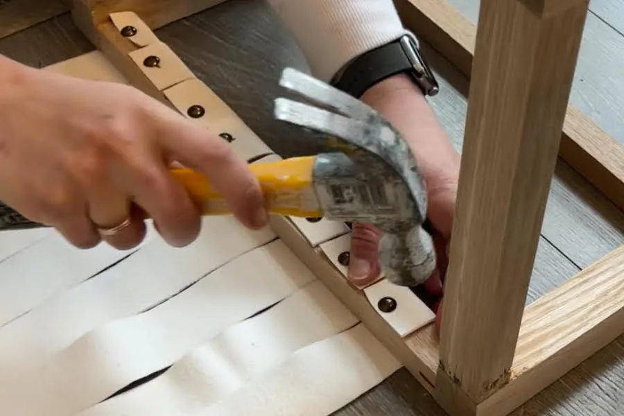 DIY Woven Bench — step photo 8