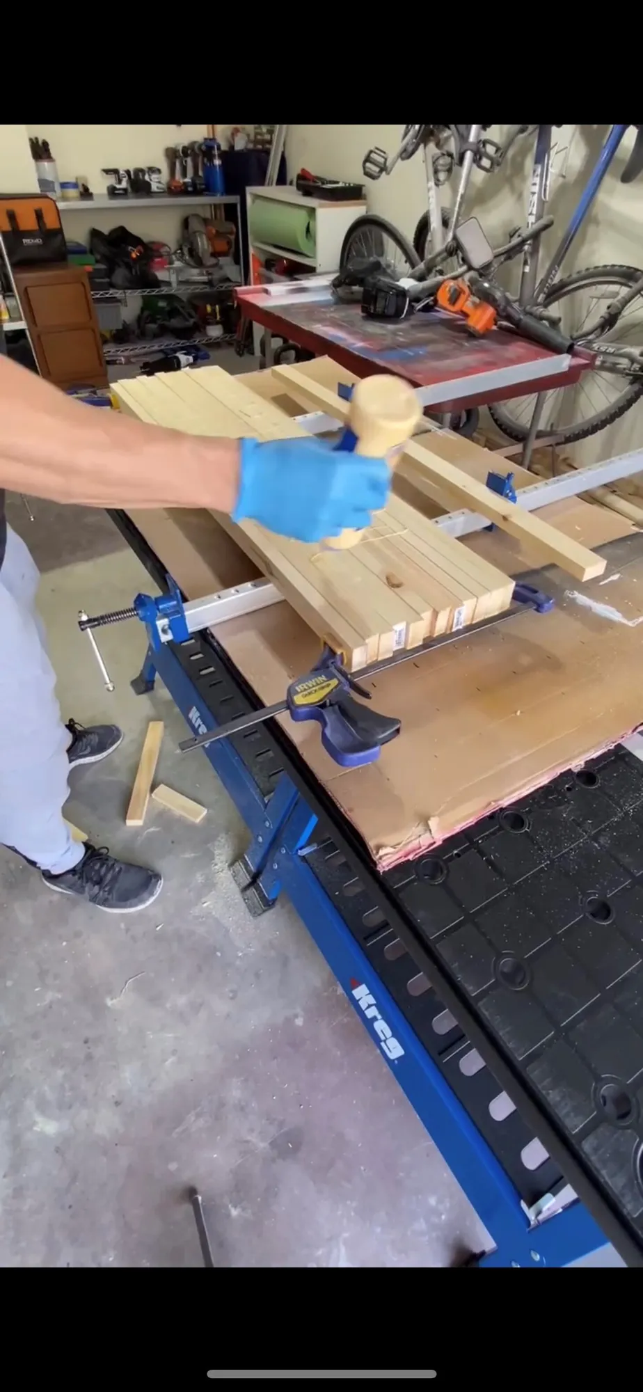 Box-Framed Rustic Wood Flag — step photo 4