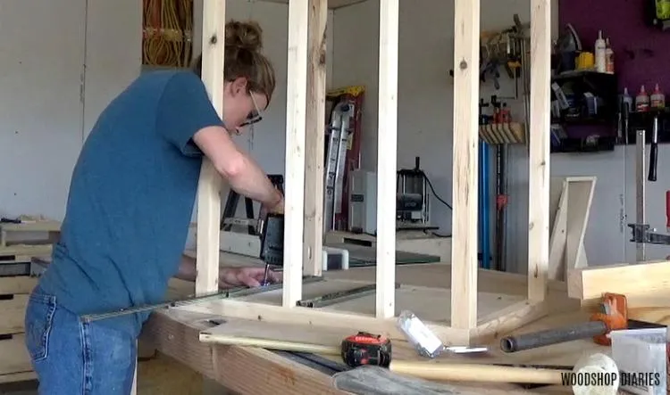 DIY Single Sink Vanity with Drawers — step photo 9