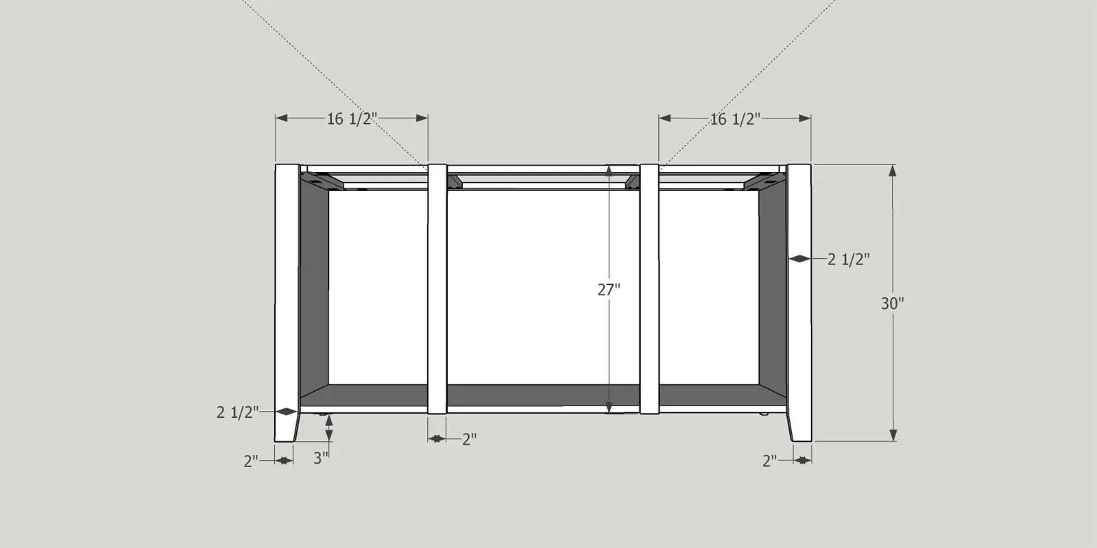 Maple Combination Dresser and Craft Cabinet — step photo 13