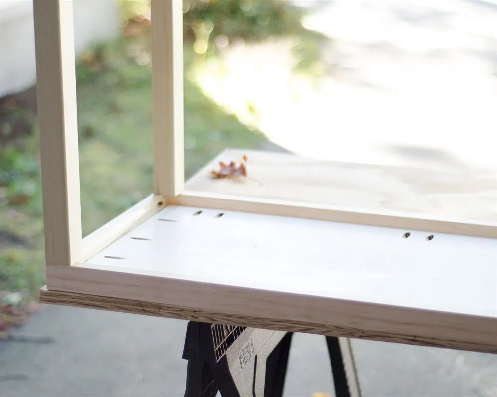 Grasscloth Console Table — step photo 8