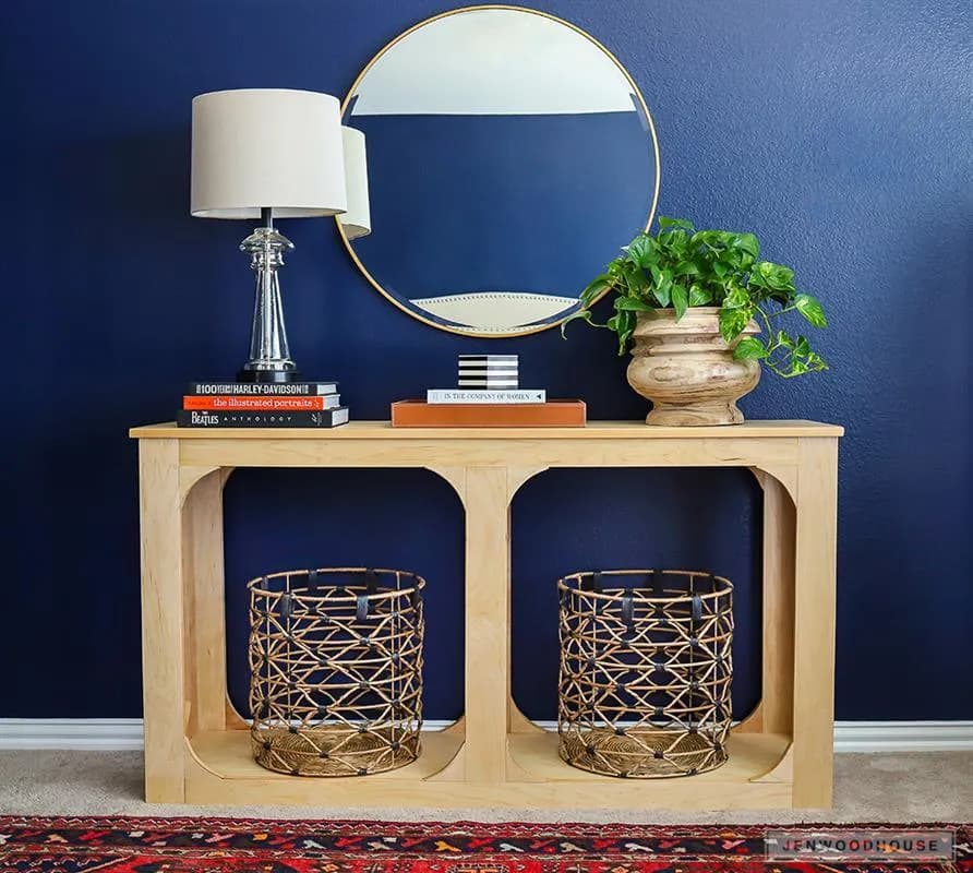 One Sheet Plywood Console