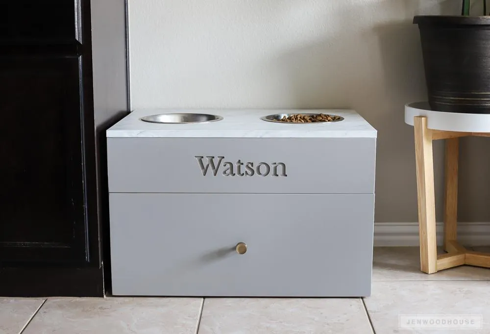 Large Dog Food Station