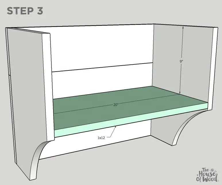 Bathroom Shelf — step photo 5