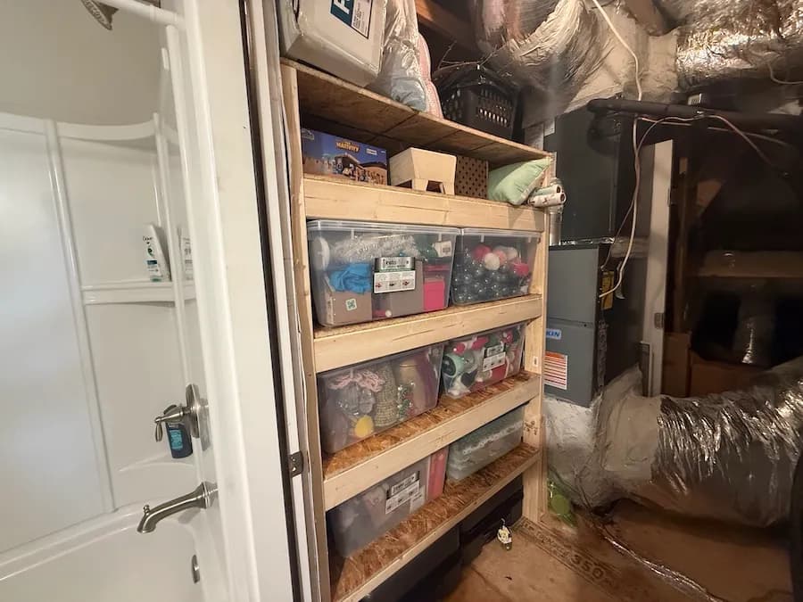 Attic Shelves