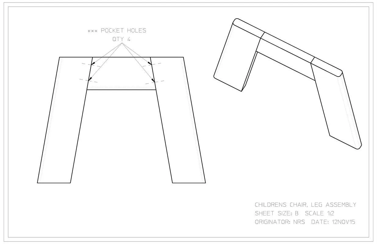 Mod Children’s Chair (Land of Nod Knock-off) — step photo 3