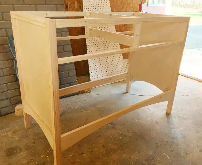 DIY Changing Table Dresser — step photo 10