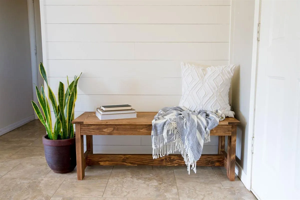 Farmhouse Storage Bench