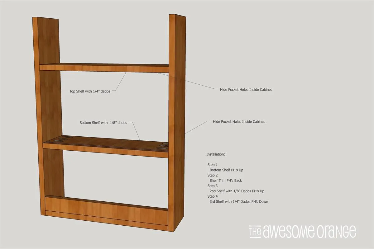 DIY Over-the-Toilet Shelf — step photo 8