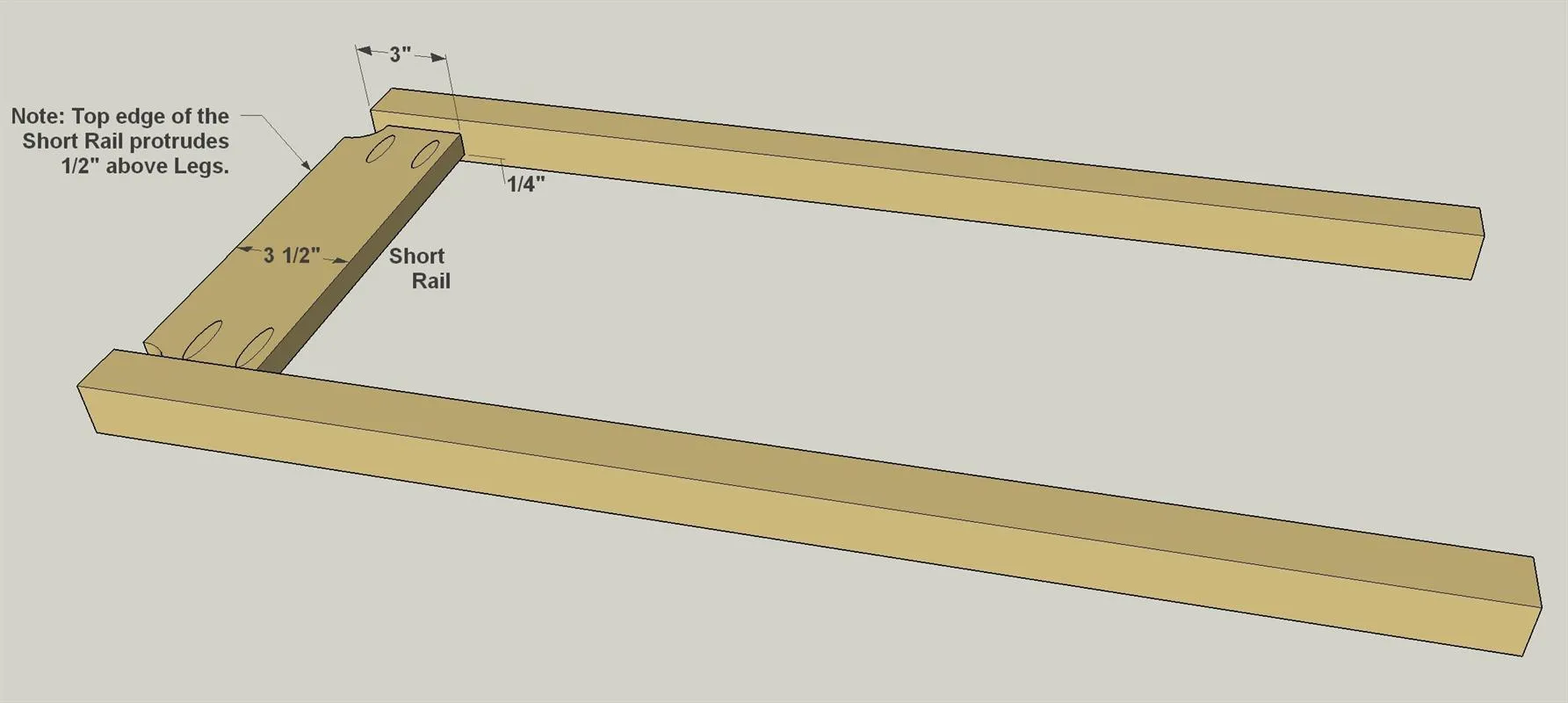 Floating-Top Console Table — step photo 7
