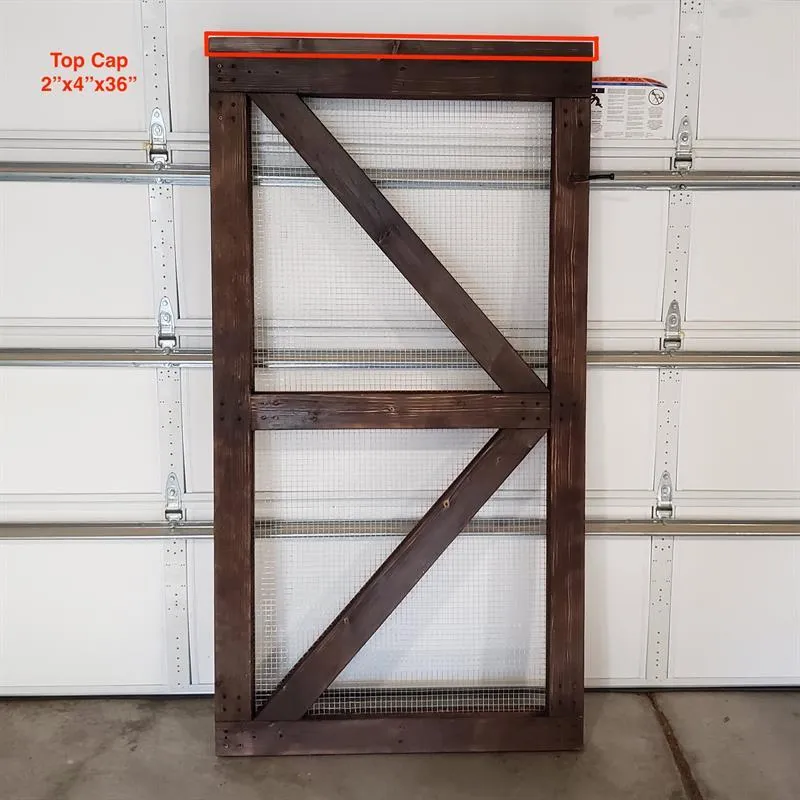 Simple Fence Gate – Hardware Cloth & Shou Sugi Ban — step photo 10
