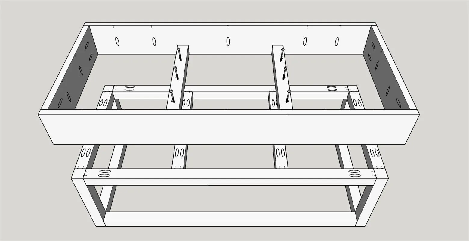 Faux Metal Base Coffee Table — step photo 11