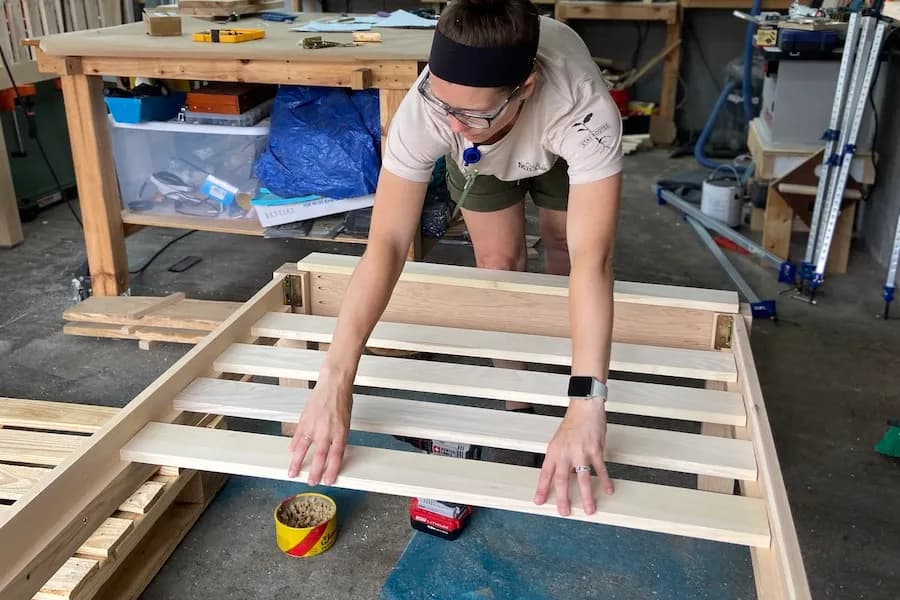 Craftsman-Style Twin Bed — step photo 13