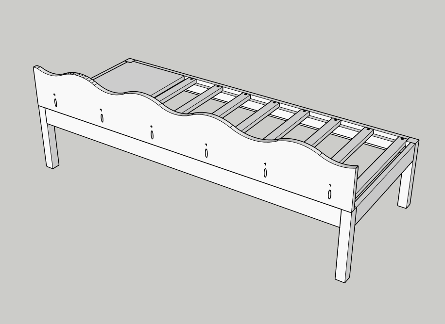 DIY Bench With Attached Side Table — step photo 16