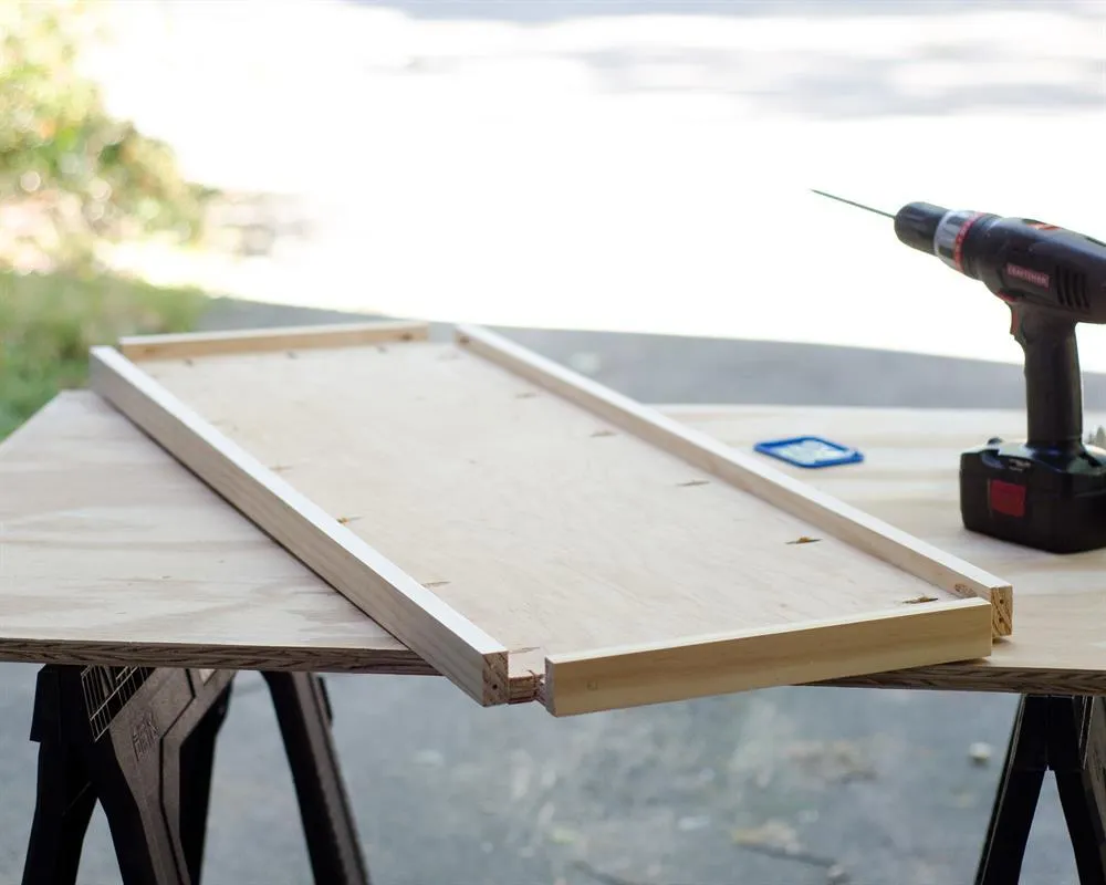Grasscloth Console Table — step photo 4