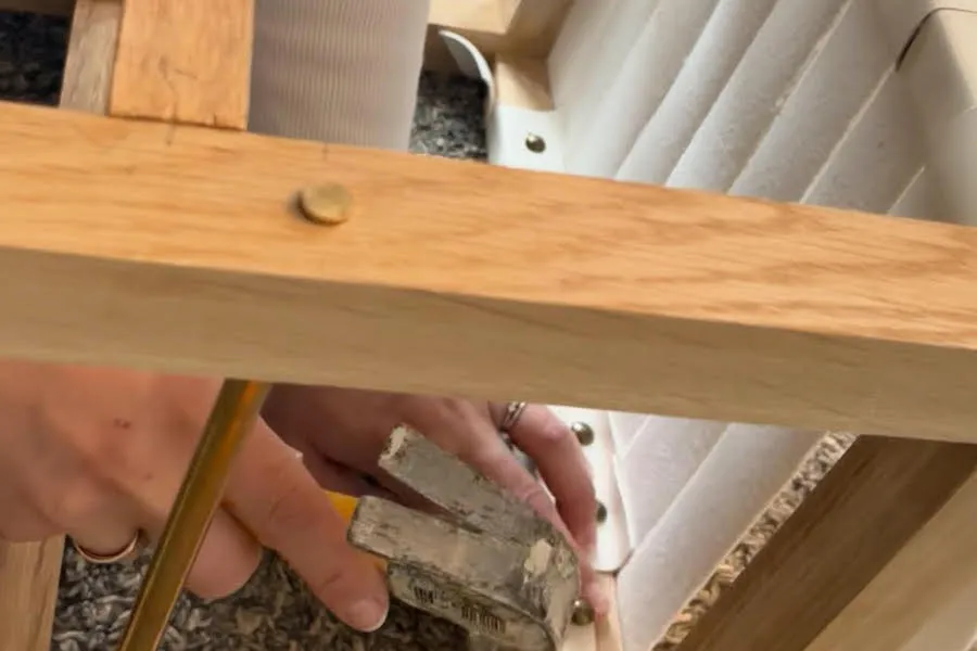 DIY Woven Bench — step photo 9