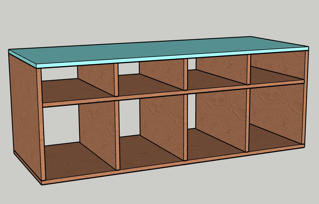 Cube Storage Console Table — step photo 9
