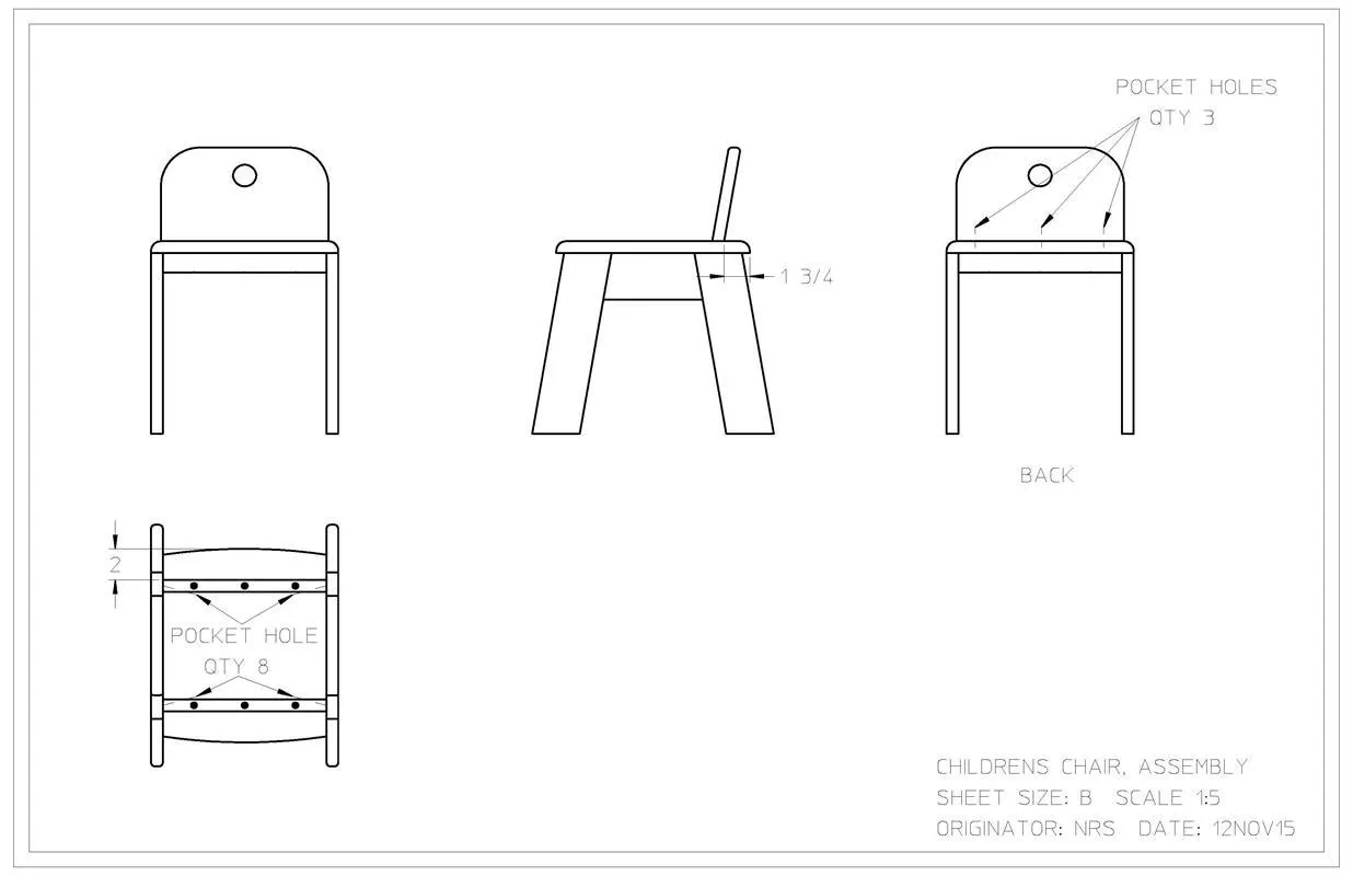 Mod Children’s Chair (Land of Nod Knock-off) — step photo 7