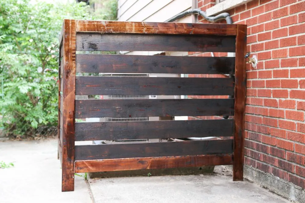 Privacy Screen for Hiding AC Unit