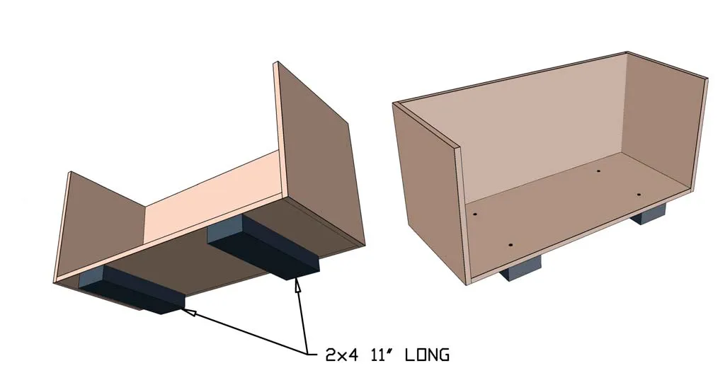 Bench with storage — step photo 10
