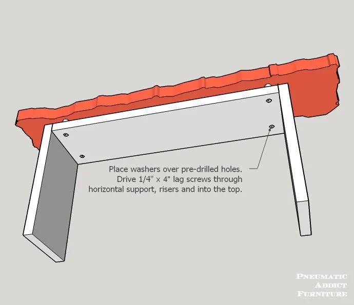 Floating Top Sofa Table — step photo 6