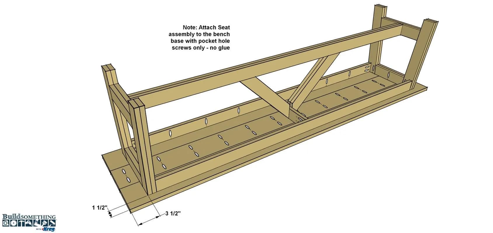 Farmhouse Bench — step photo 19