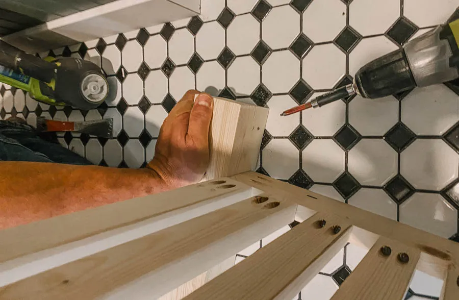 DIY Small Space Vanity — step photo 4