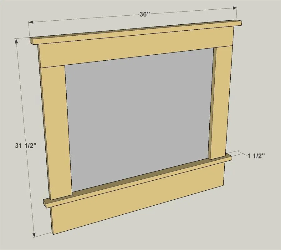 Wall-Mounted Mirror